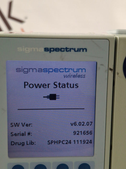 Baxter Sigma Spectrum 6.02.07 without Battery Infusion Pump