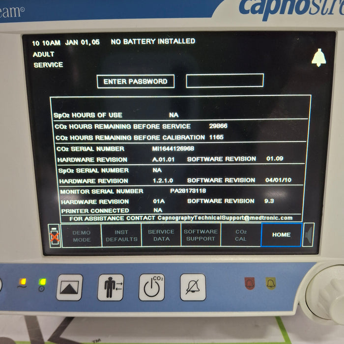 Oridion Capnostream 20P Capnography Monitor