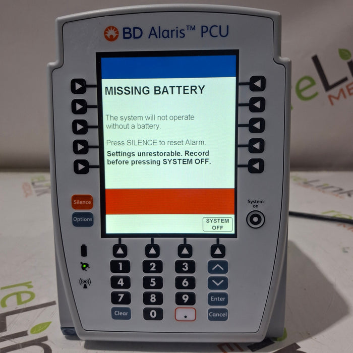 Becton Dickinson 8015 Large Screen POC Infusion Pump