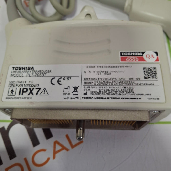 Toshiba PLT-705BT Linear Array Transducer