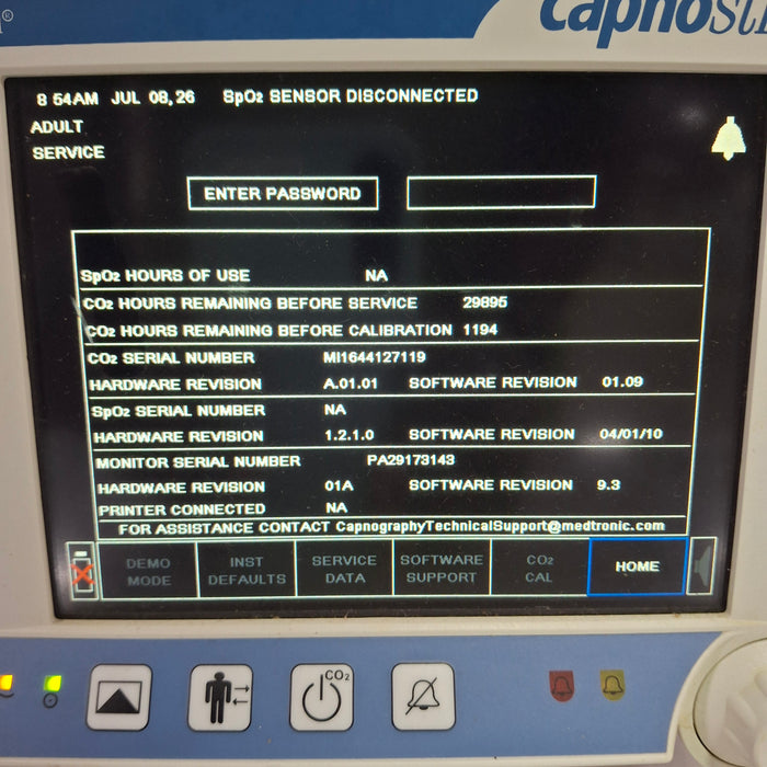 Oridion Capnostream 20P Capnography Monitor