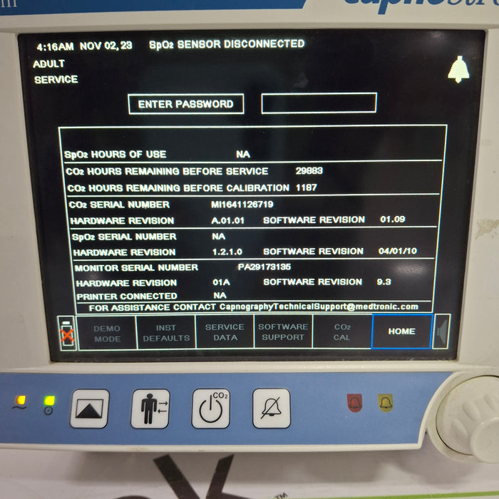 Oridion Capnostream 20P Capnography Monitor