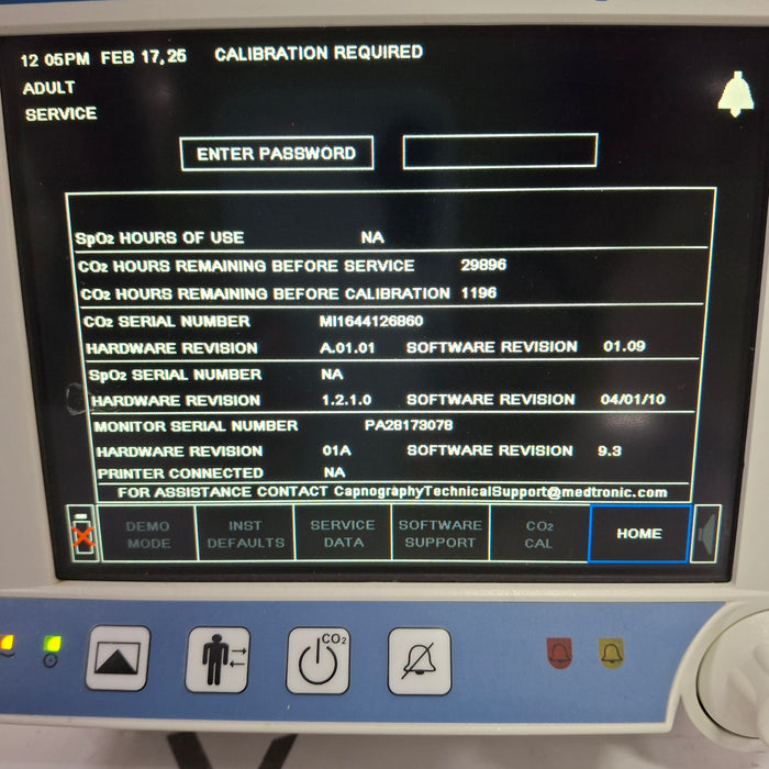 Oridion Capnostream 20P Capnography Monitor