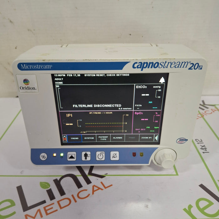 Oridion Capnostream 20P Capnography Monitor