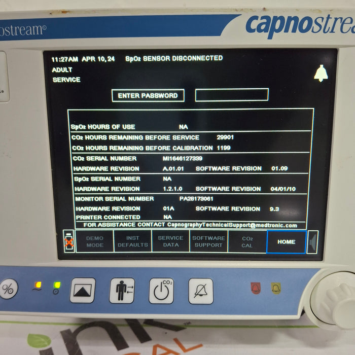 Oridion Capnostream 20P Capnography Monitor