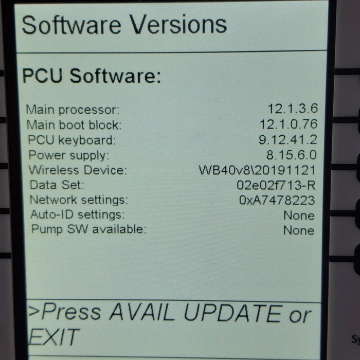 Becton Dickinson 8015 Large Screen POC Infusion Pump