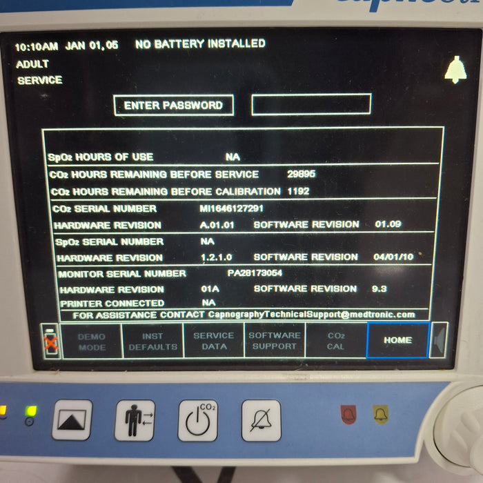 Oridion Capnostream 20P Capnography Monitor