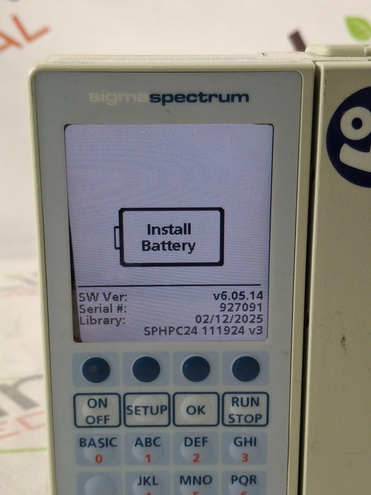 Baxter Sigma Spectrum 6.05.14 without Battery Infusion Pump