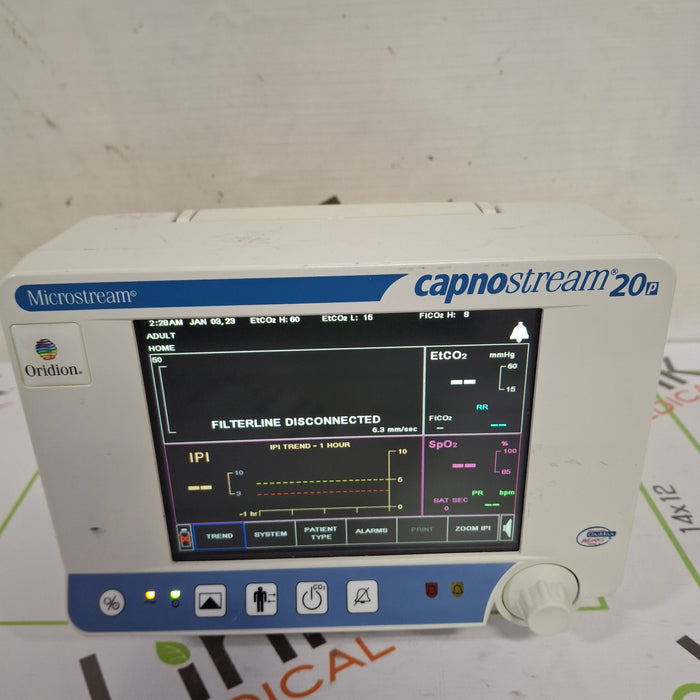 Oridion Capnostream 20P Capnography Monitor