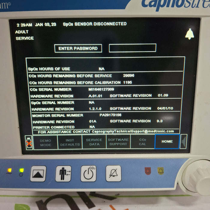 Oridion Capnostream 20P Capnography Monitor