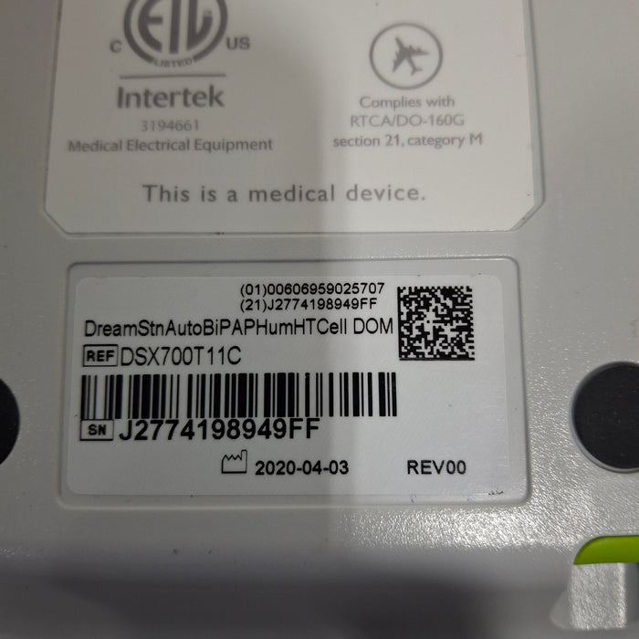 Philips DreamStation BiPAP Auto ST Servo Ventilation System