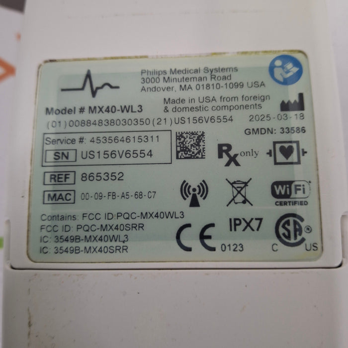 Philips MX40 WLAN S01 865352 Telemetry Transmitter