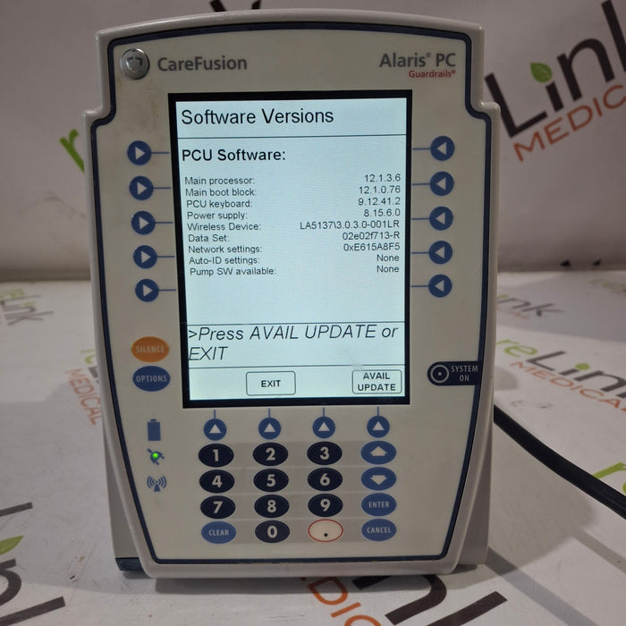 CareFusion Alaris 8015 Large Screen POC Infusion Pump