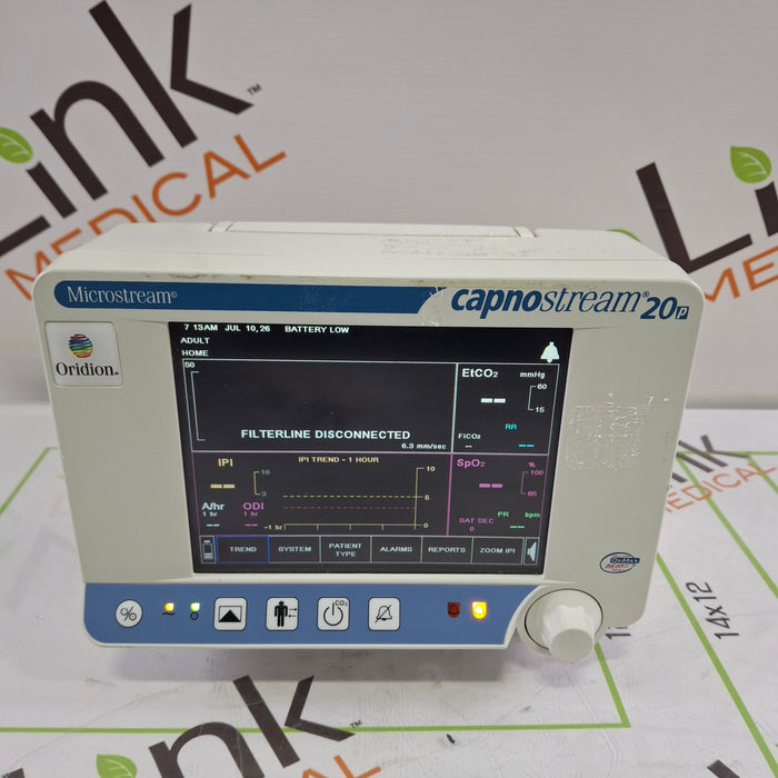 Oridion Capnostream 20P Capnography Monitor