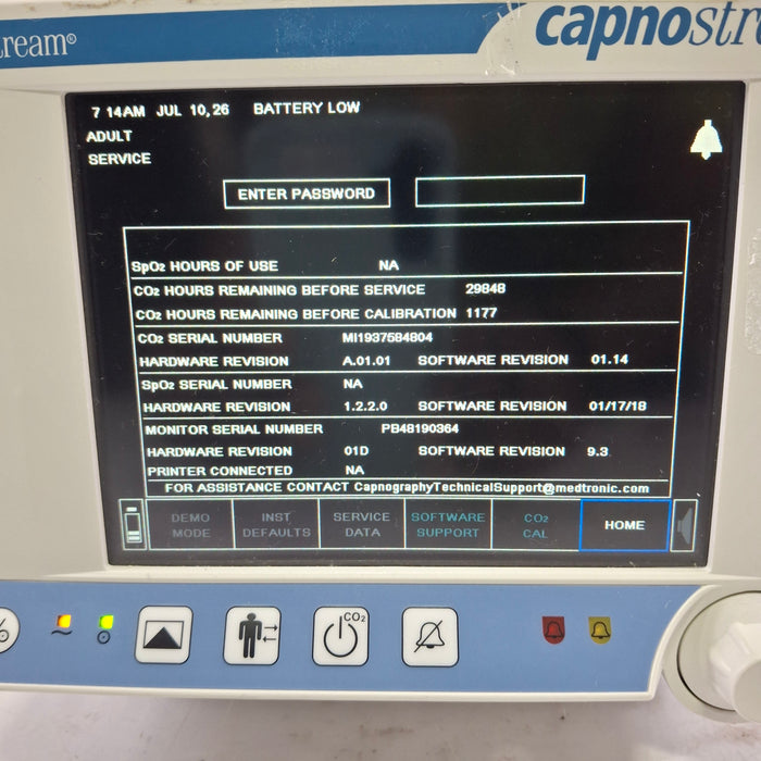 Oridion Capnostream 20P Capnography Monitor
