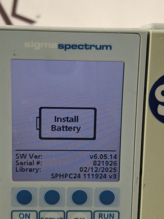 Baxter Sigma Spectrum 6.05.14 without Battery Infusion Pump