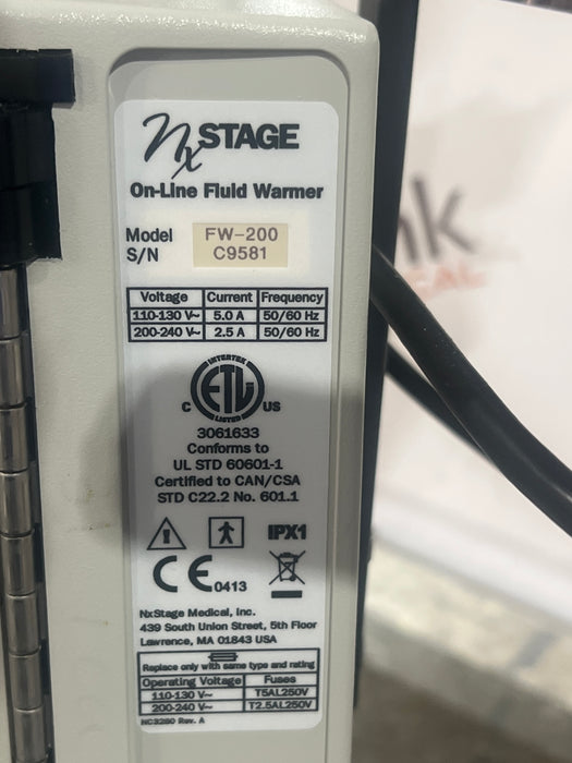 NxStage Medical Inc. System One Hemodialysis Unit