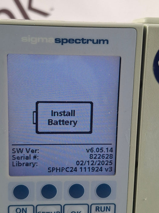 Baxter Sigma Spectrum 6.05.14 without Battery Infusion Pump