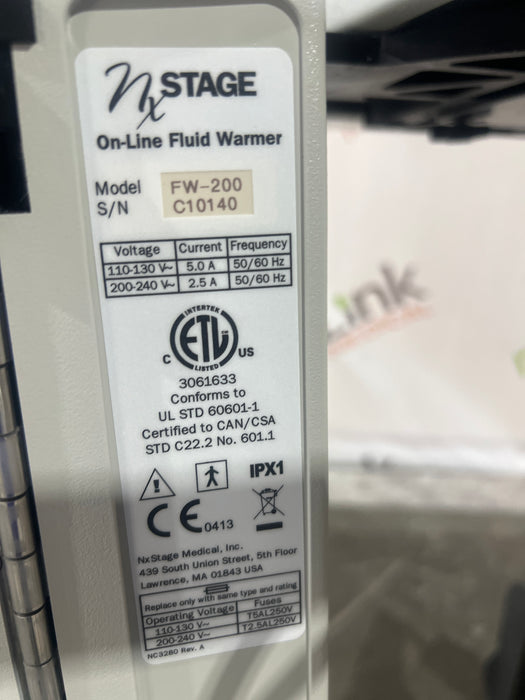 NxStage Medical Inc. System One Hemodialysis Unit