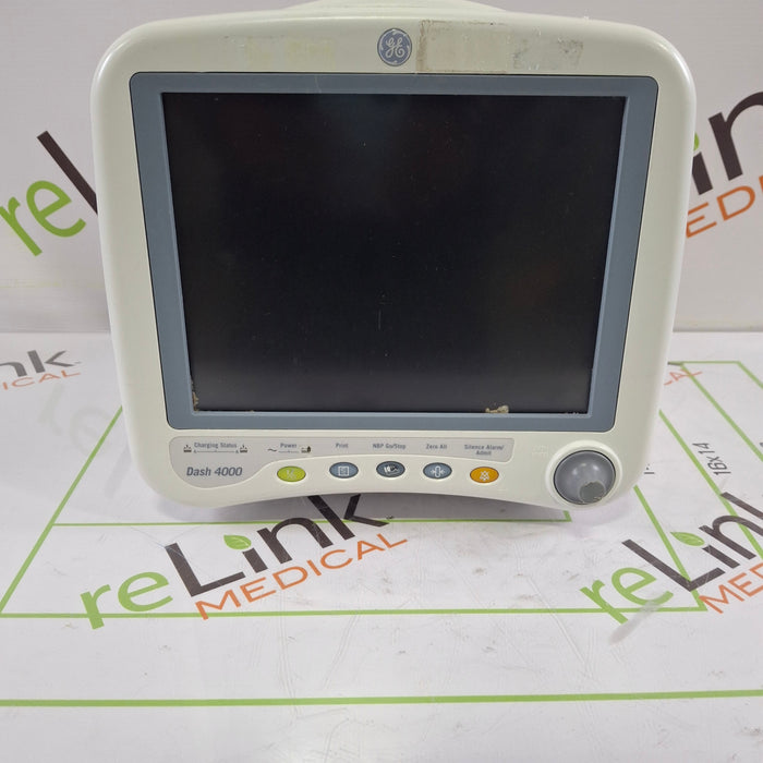 GE Healthcare Dash 4000 - GE/Nellcor SpO2 Patient Monitor