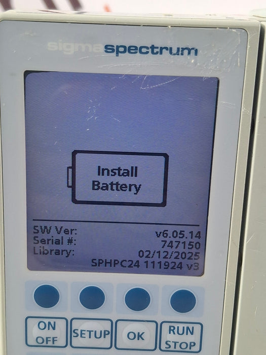 Baxter Sigma Spectrum 6.05.14 without Battery Infusion Pump