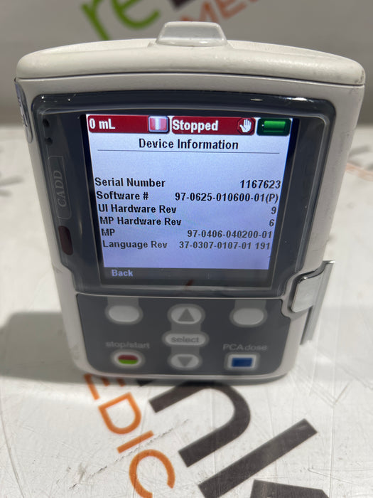 Smiths Medical CADD Solis VIP 2120 Ambulatory Infusion Pump