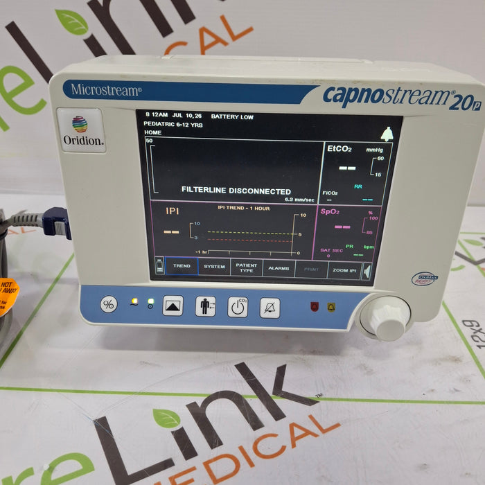 Oridion Capnostream 20P Capnography Monitor