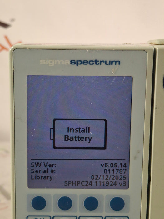 Baxter Sigma Spectrum 6.05.14 without Battery Infusion Pump