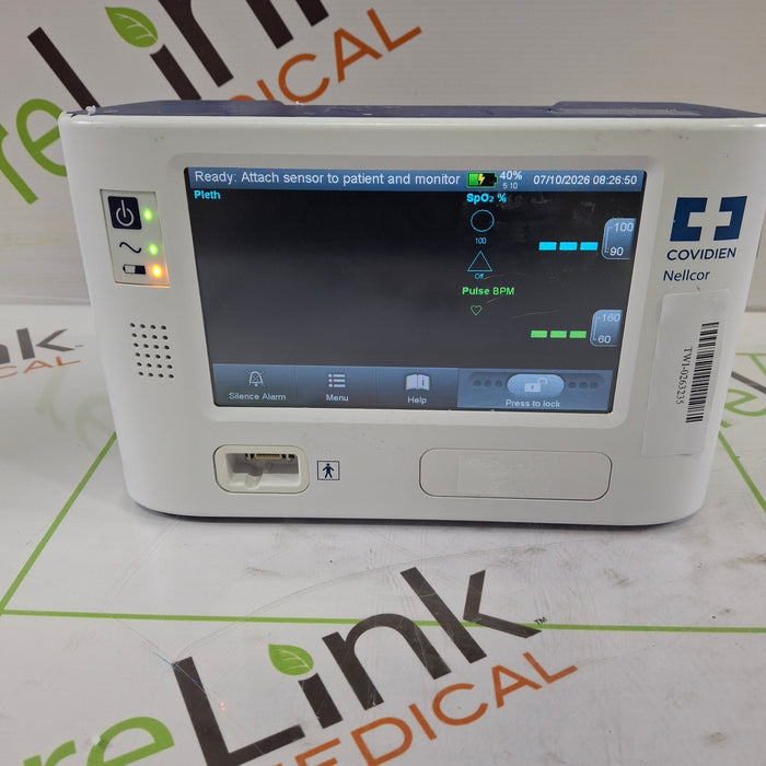 Covidien PM1000N Nellcor Bedside SPO2 Monitor