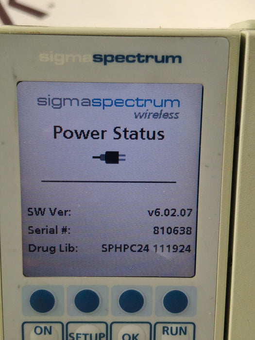 Baxter Sigma Spectrum 6.02.07 without Battery Infusion Pump