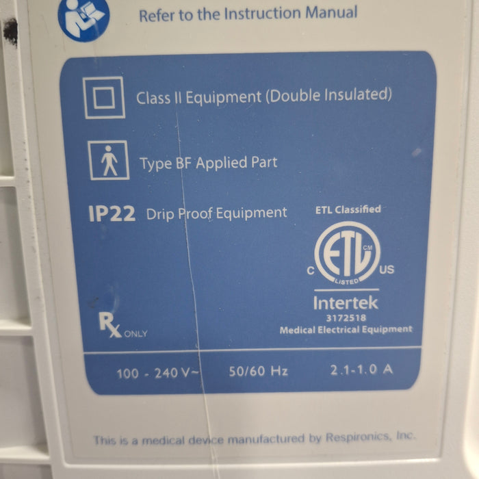 Respironics Trilogy 202 Ventilator
