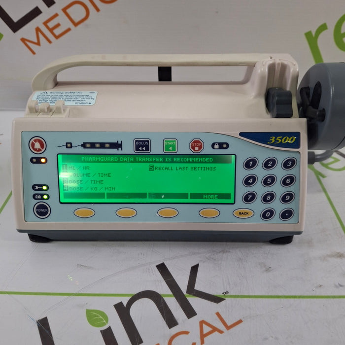 Smiths Medical Medfusion 3500 Syringe Infusion Pump