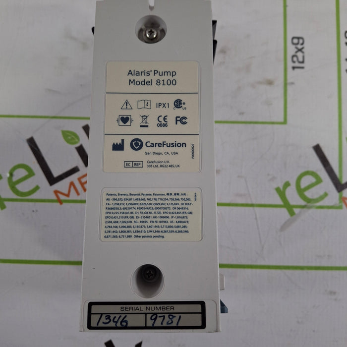 CareFusion Alaris 8100 LVP Infusion Pump Module