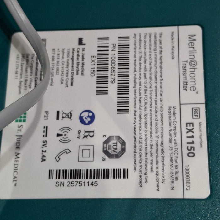 St. Jude Medical, Inc. EX1150 Merlin@home Transmitter