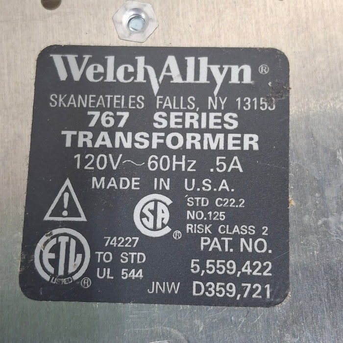 Welch Allyn 767 Otoscope/Ophthalmoscope Wall Tranformer