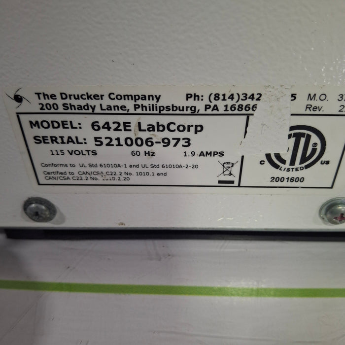 Drucker Diagnostics Horizon Mini E   642E Centrifuge