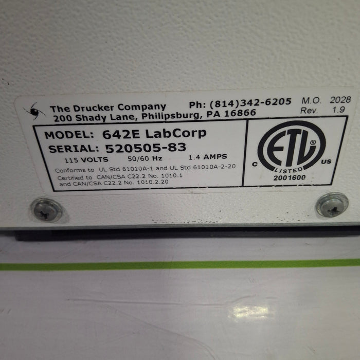 Drucker Diagnostics Horizon Mini E   642E Centrifuge
