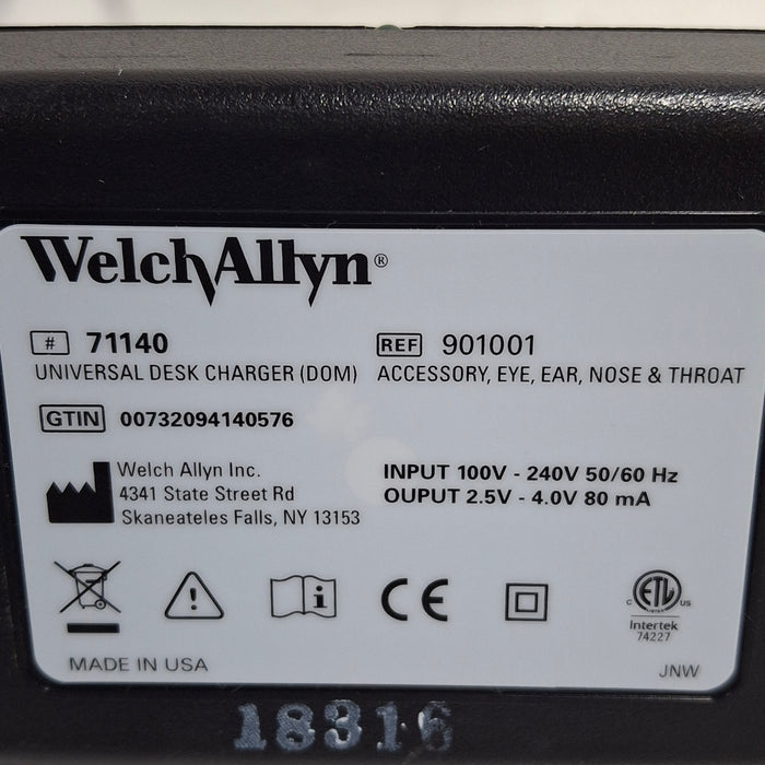 Welch Allyn 71140 Universal Desk Charger w/Heads