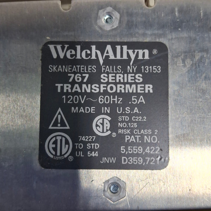 Welch Allyn 767 Otoscope/Ophthalmoscope Wall Tranformer