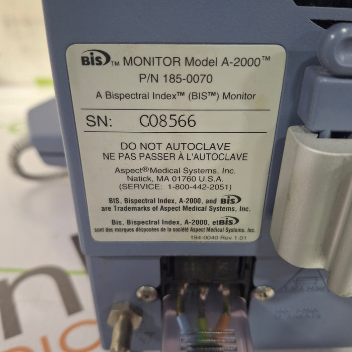 Aspect Medical Systems A-2000 Bispectral Index Monitor