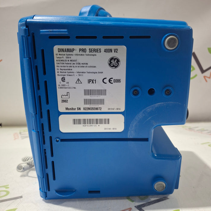 GE Healthcare Dinamap Pro 400 Vital Signs Monitor