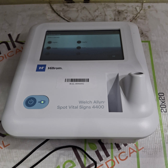 Welch Allyn Spot 4400 Vital Signs Monitor