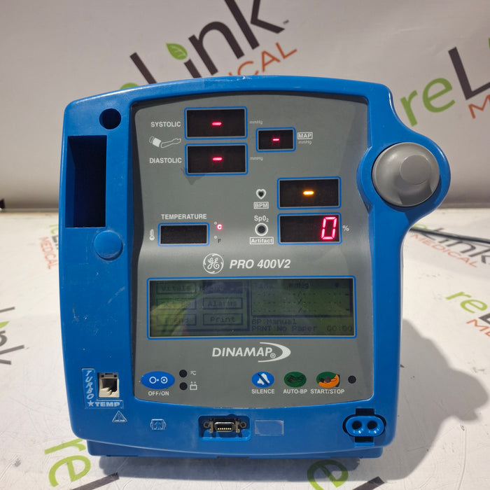 GE Healthcare Dinamap Pro 400V2 Vital Signs Monitor