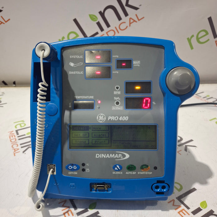 GE Healthcare Dinamap Pro 400 Vital Signs Monitor