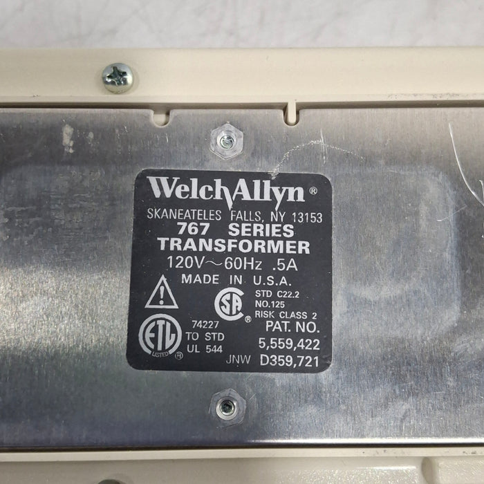 Welch Allyn 767 Otoscope/Ophthalmoscope Wall Tranformer