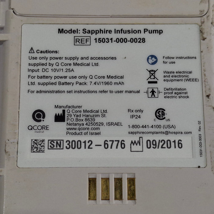 QCore Medical Sapphire Multi-Therapy Infusion Pump