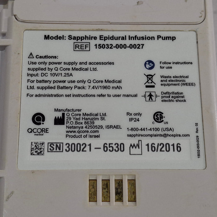 QCore Medical Sapphire Epidural Infusion Pump