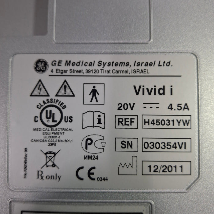 GE Healthcare Vivid i Portable Ultrasound