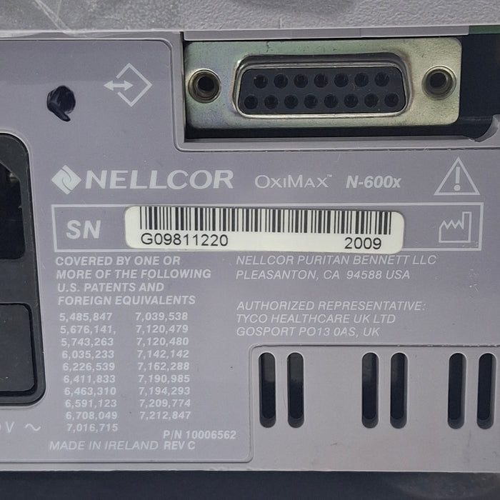 Nellcor OxiMax N-600x Pulse Oximeter