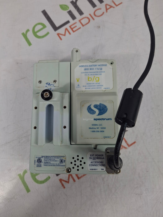 Baxter Sigma Spectrum 6.05.14 with B/G Battery Infusion Pump